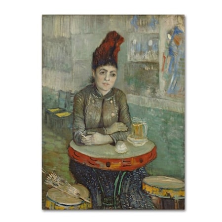 Van Gogh 'Agostina Segatori' Canvas Art,24x32